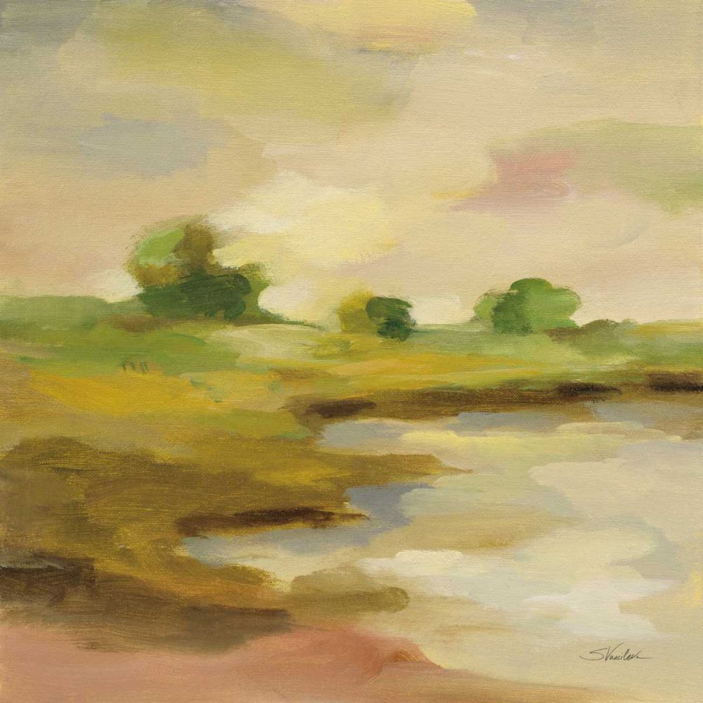 Chartreuse Fields II art print by Silvia Vassileva for $57.95 CAD