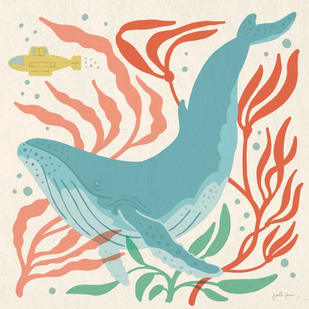 Under the Sea V art print by Janelle Penner for $57.95 CAD