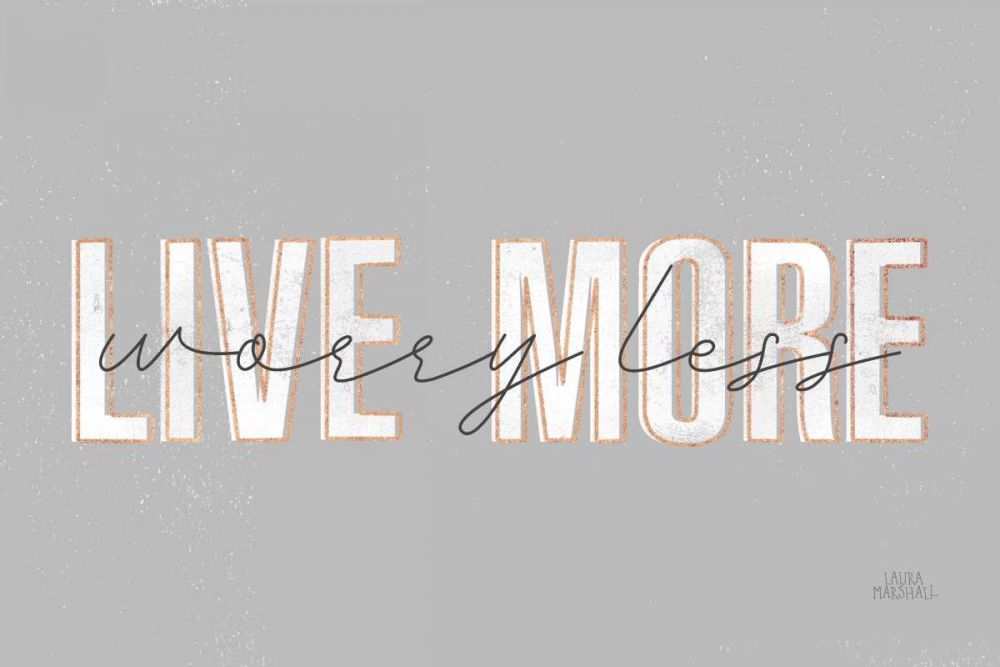 Morning Affirmations II Gray Horizontal art print by Laura Marshall for $57.95 CAD