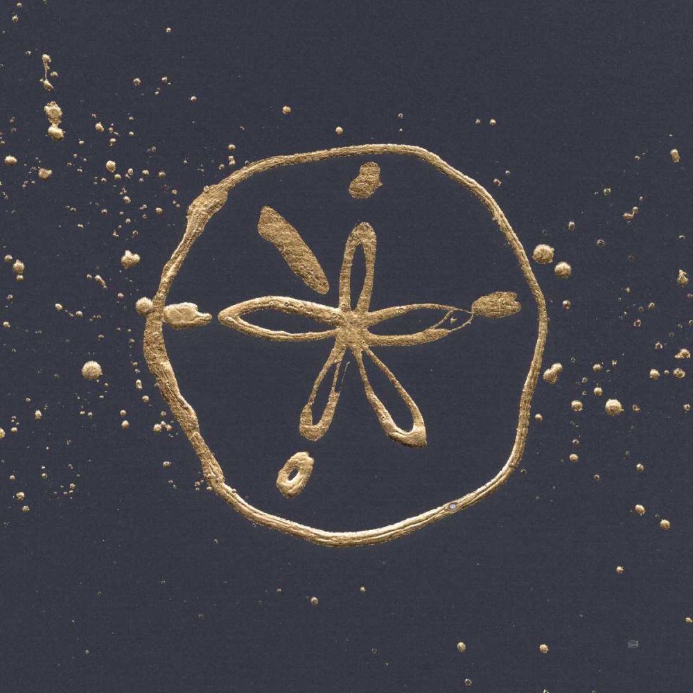 Gold Sand Dollar I art print by Chris Paschke for $57.95 CAD