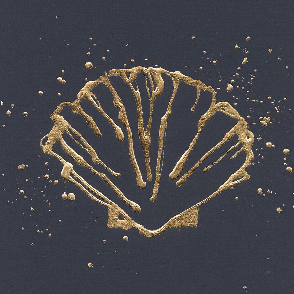 Gold Scallop I art print by Chris Paschke for $57.95 CAD