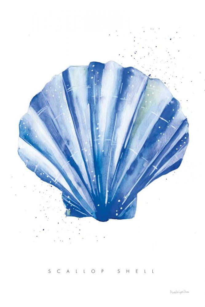 Scallop Shell art print by Mercedes Lopez Charro for $57.95 CAD