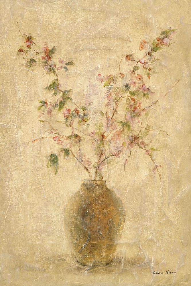 Ikebana Pink Blossoms art print by Cheri Blum for $57.95 CAD