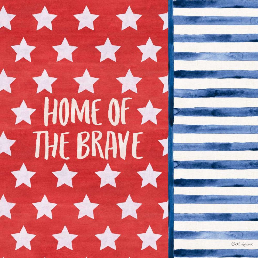 Americana Style VII art print by Beth Grove for $57.95 CAD