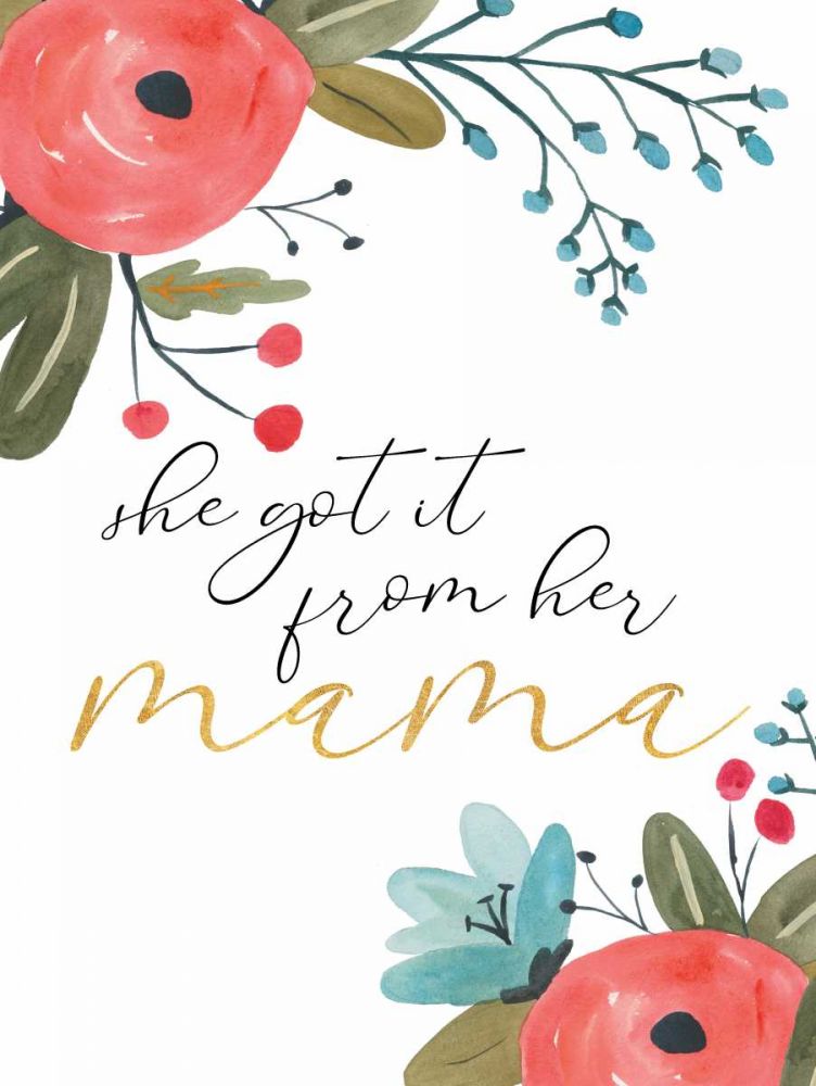 Romantic Floral VI Sentiment art print by Wild Apple Portfolio for $57.95 CAD
