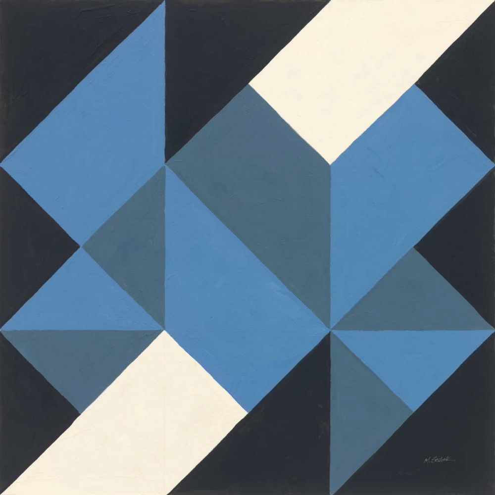 Triangles I art print by Mike Schick for $57.95 CAD