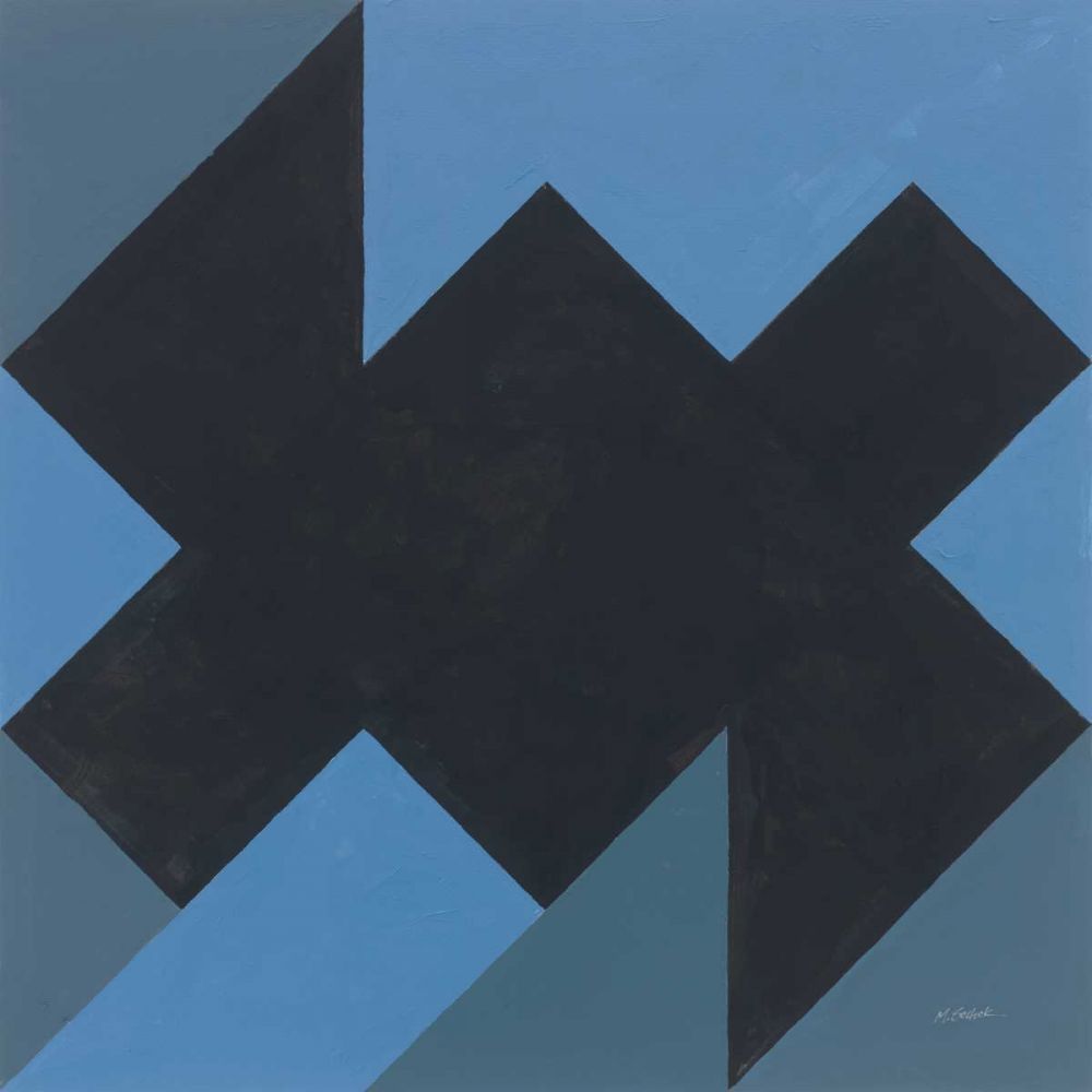 Triangles II art print by Mike Schick for $57.95 CAD