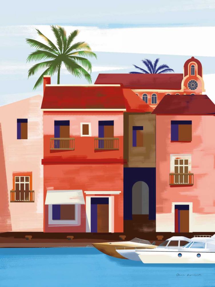 Las Palmas IV art print by Omar Escalante for $57.95 CAD