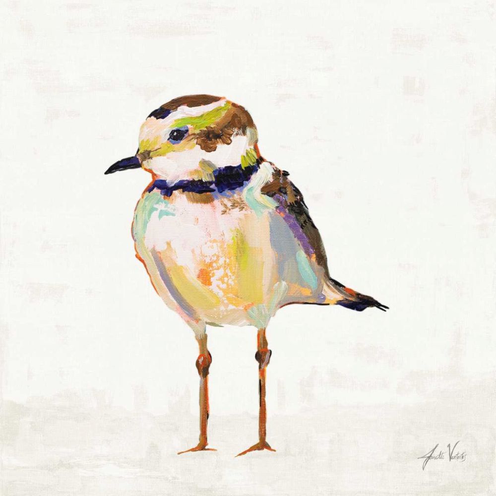 Coastal Plover II Linen art print by Jeanette Vertentes for $57.95 CAD