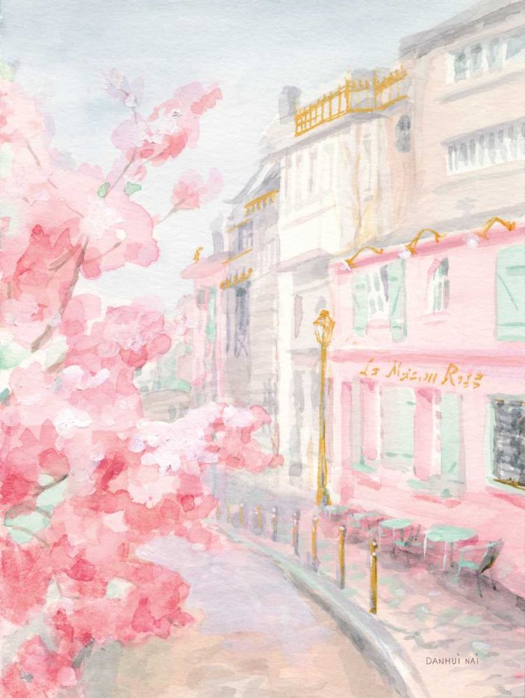 Pastel Paris II art print by Danhui Nai for $57.95 CAD