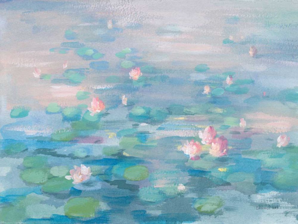 Sunrise Waterlilies art print by Danhui Nai for $57.95 CAD