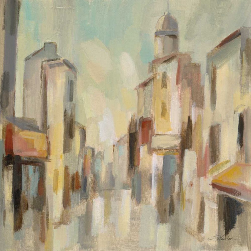 Pastel Street I art print by Silvia Vassileva for $57.95 CAD