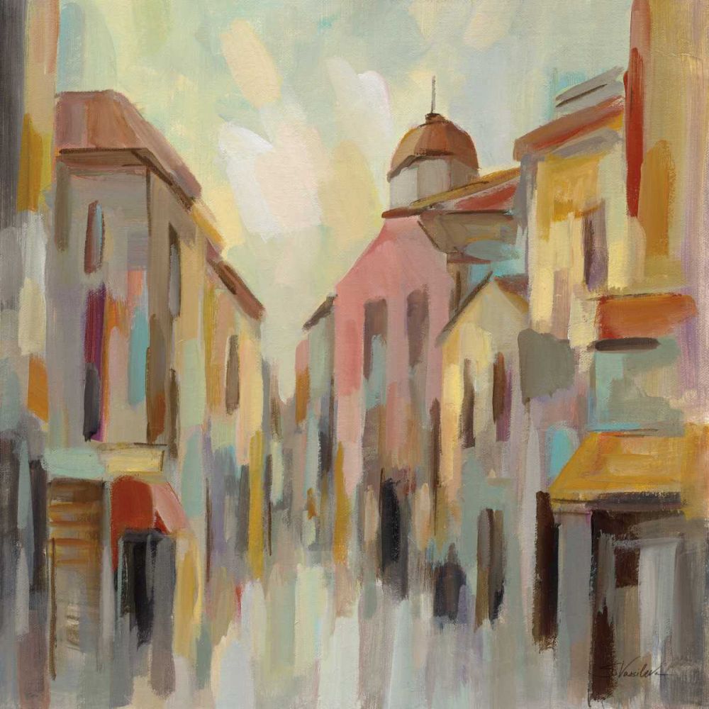 Pastel Street II art print by Silvia Vassileva for $57.95 CAD
