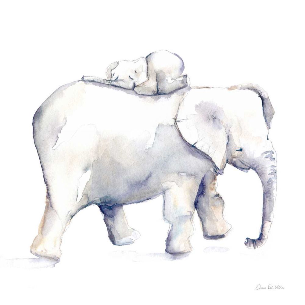 Baby Elephant Love III art print by Aimee Del Valle for $57.95 CAD