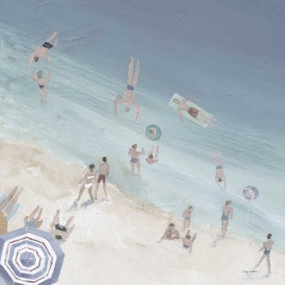 Cool Blue Beach Crop art print by Avery Tillmon for $57.95 CAD