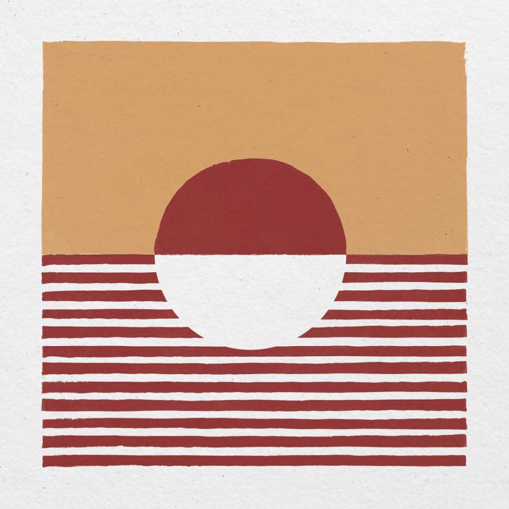 Reflection IV Red Yellow art print by Moira Hershey for $57.95 CAD