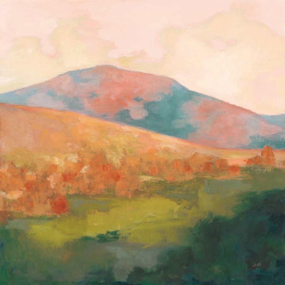 Mountain Morning Pink art print by Julia Purinton for $57.95 CAD