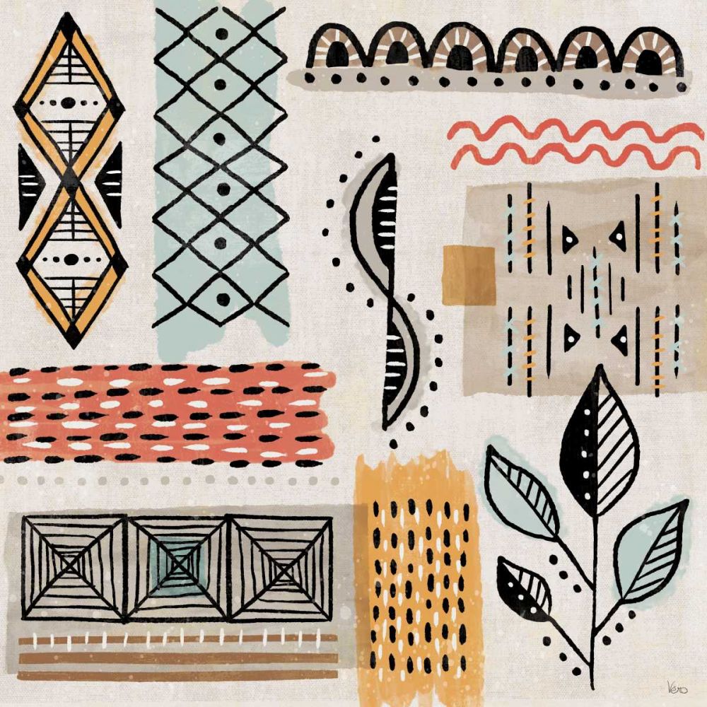 Tribal Tones IV art print by Veronique Charron for $57.95 CAD