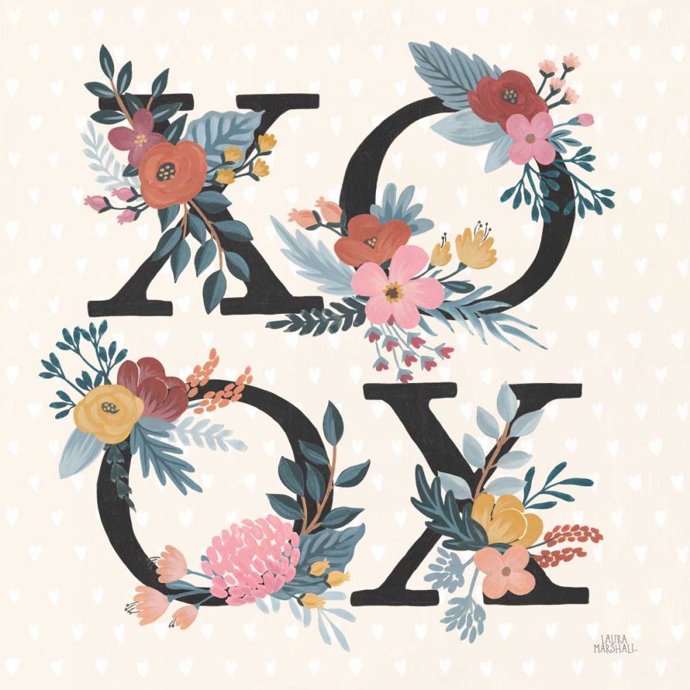Love Letters VIII Black art print by Laura Marshall for $57.95 CAD