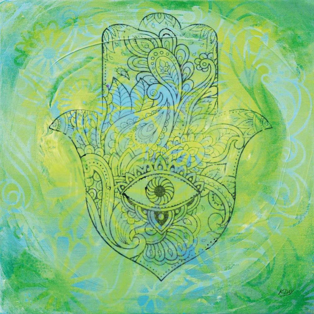 Hamsa Eye art print by Kellie Day for $57.95 CAD