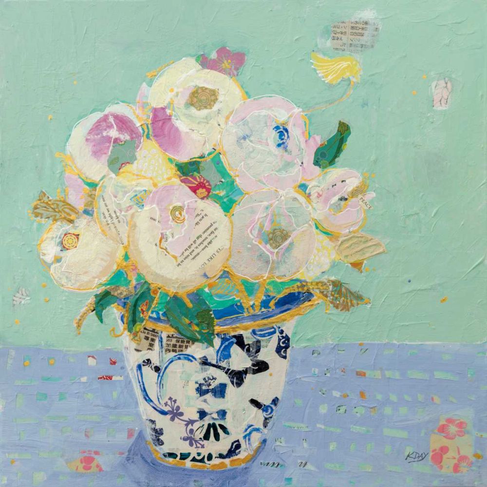 Kristens Peonies art print by Kellie Day for $57.95 CAD
