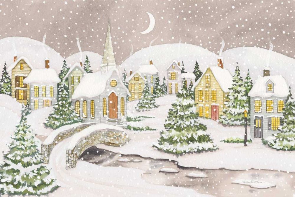 All is Calm All is Bright Light art print by Kathleen Parr McKenna for $57.95 CAD