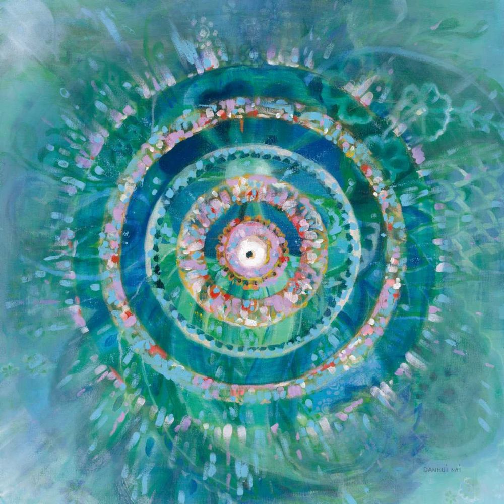 Ocean Mandala art print by Danhui Nai for $57.95 CAD