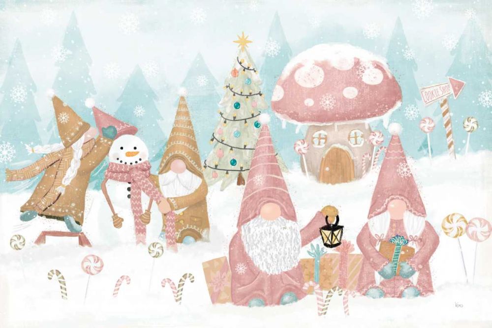 Gnome Sweet Gnome I art print by Veronique Charron for $57.95 CAD