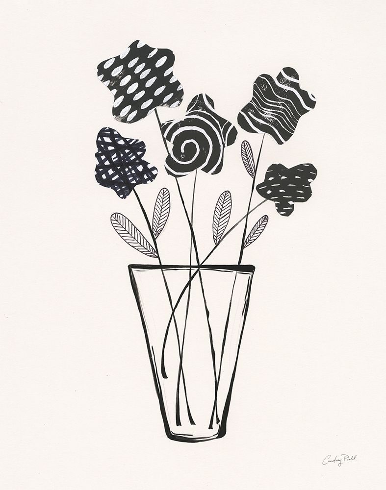 Modern Floral II art print by Courtney Prahl for $57.95 CAD