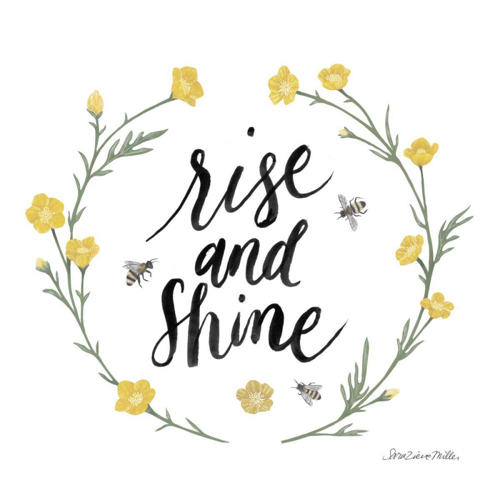 Happy to Bee Home Words IV art print by Sara Zieve Miller for $57.95 CAD