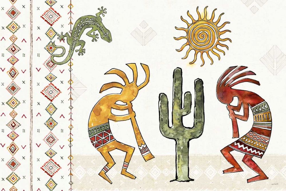 Southwest Flair I art print by Anne Tavoletti for $57.95 CAD