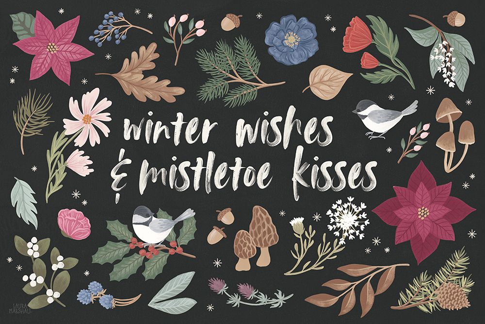 Winter Spirit I Dark art print by Laura Marshall for $57.95 CAD