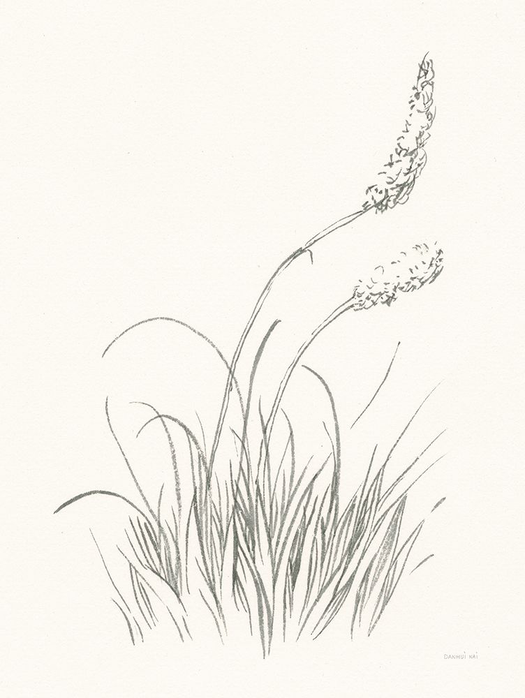 Farm Nostalgia Flowers IV Dark Gray art print by Danhui Nai for $57.95 CAD