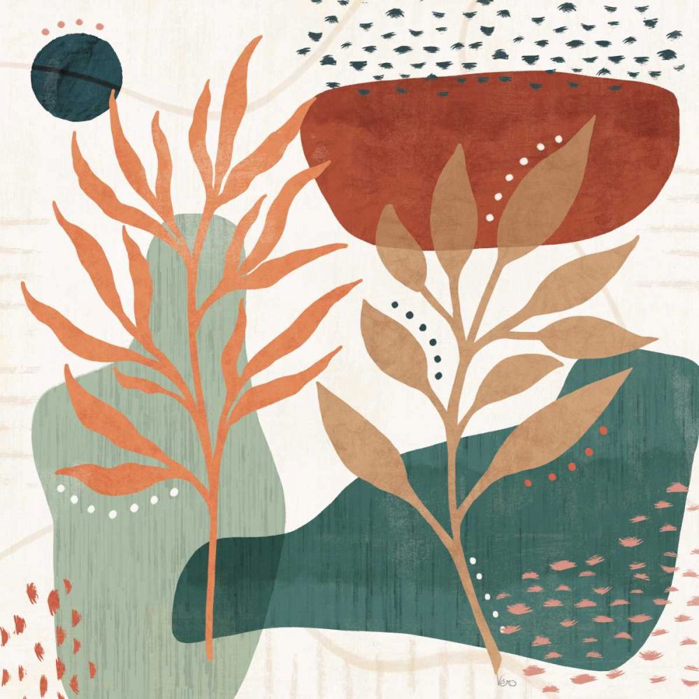 Abstract Blossom II art print by Veronique Charron for $57.95 CAD
