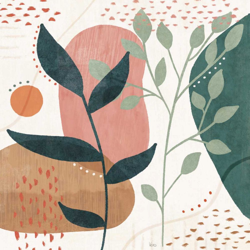 Abstract Blossom IV art print by Veronique Charron for $57.95 CAD