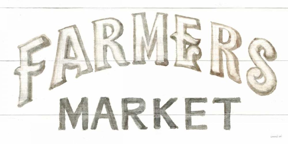 Homegrown Summer Sign I art print by Danhui Nai for $57.95 CAD