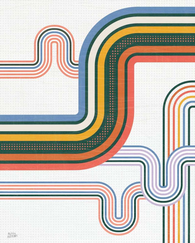 Retro Subway I Bright art print by Melissa Averinos for $57.95 CAD