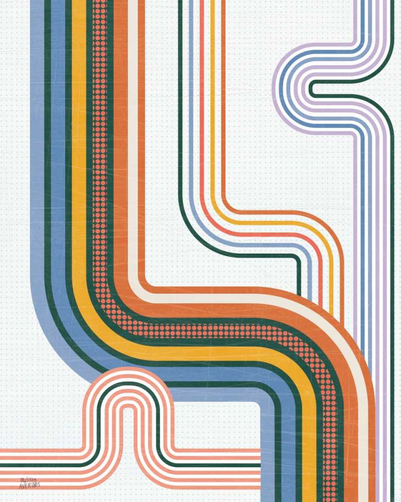 Retro Subway II Bright art print by Melissa Averinos for $57.95 CAD