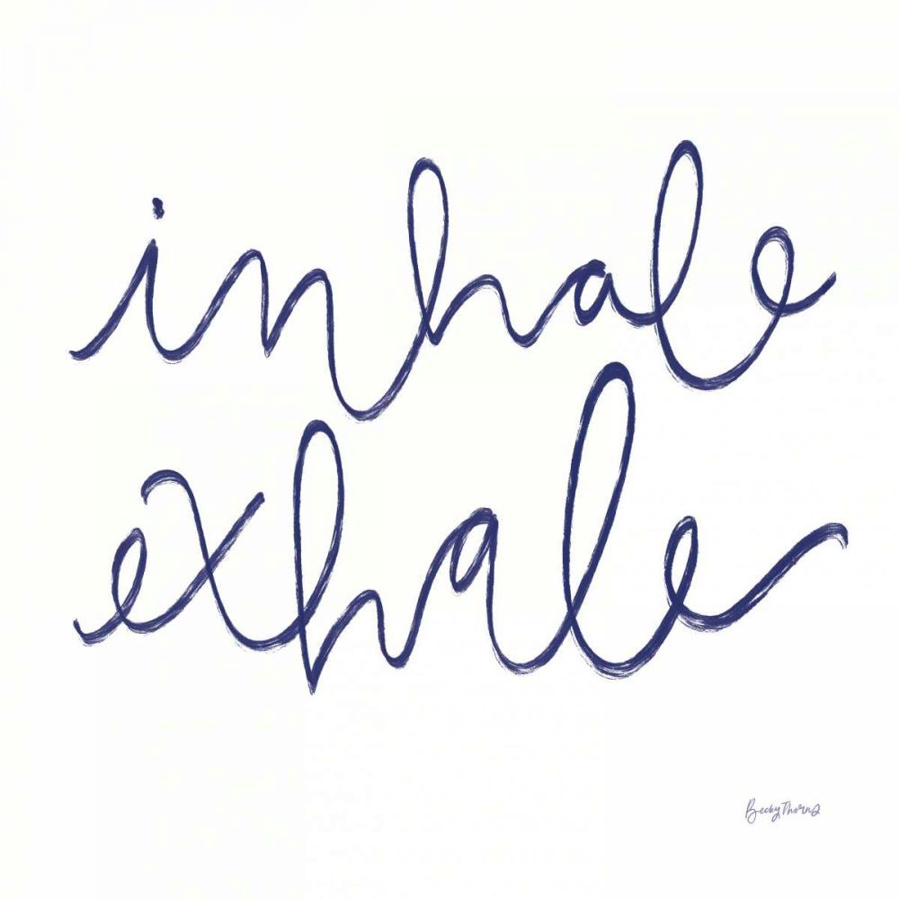 Calm Home III Indigo Crop art print by Becky Thorns for $57.95 CAD