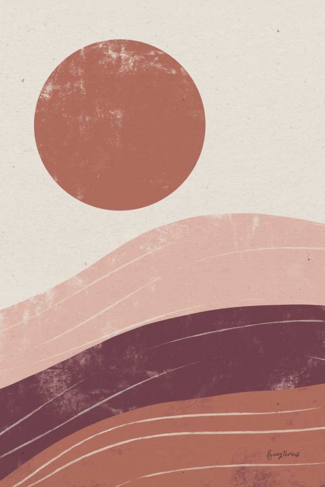 Eventide Desert Sunrise I art print by Becky Thorns for $57.95 CAD