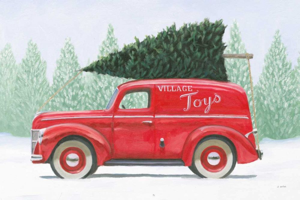 Christmas Farm II art print by James Wiens for $57.95 CAD