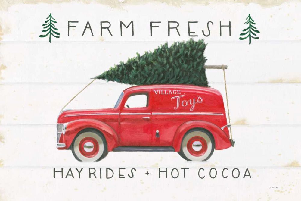 Christmas Farm VI art print by James Wiens for $57.95 CAD