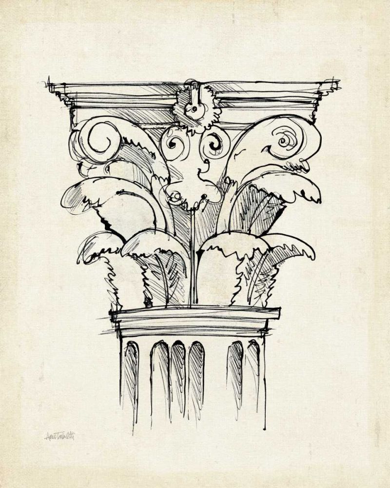 Museum Sketches VI Off White art print by Anne Tavoletti for $57.95 CAD