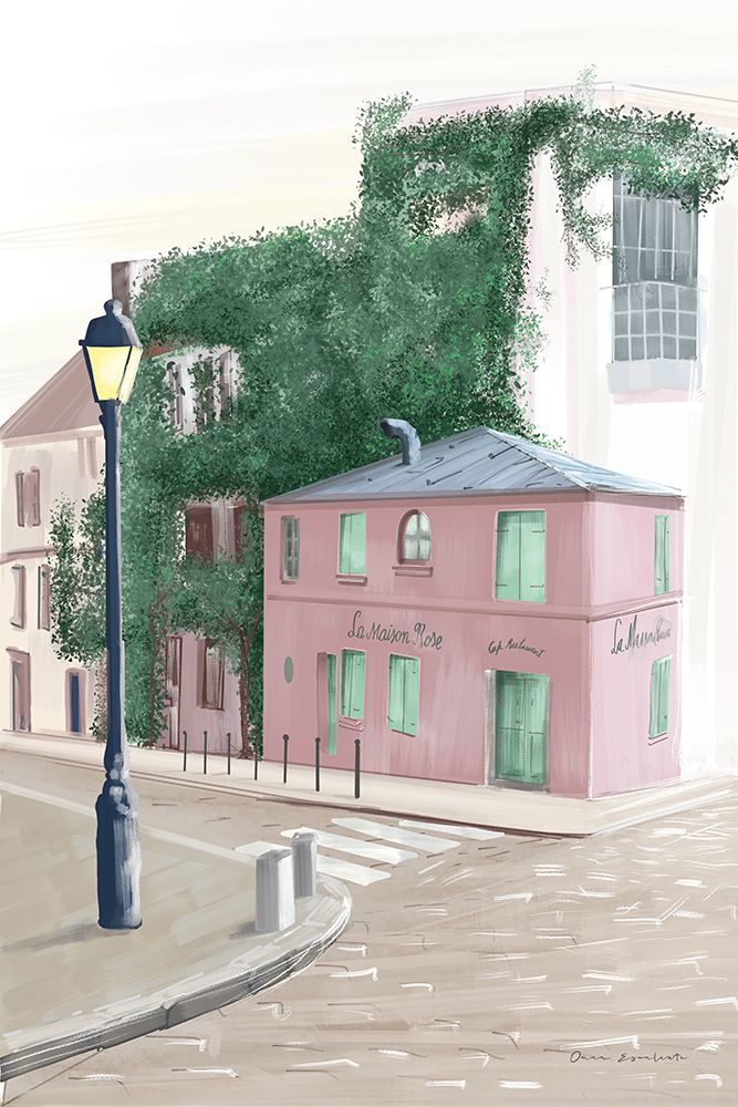 Montmartre Paris art print by Omar Escalante for $57.95 CAD