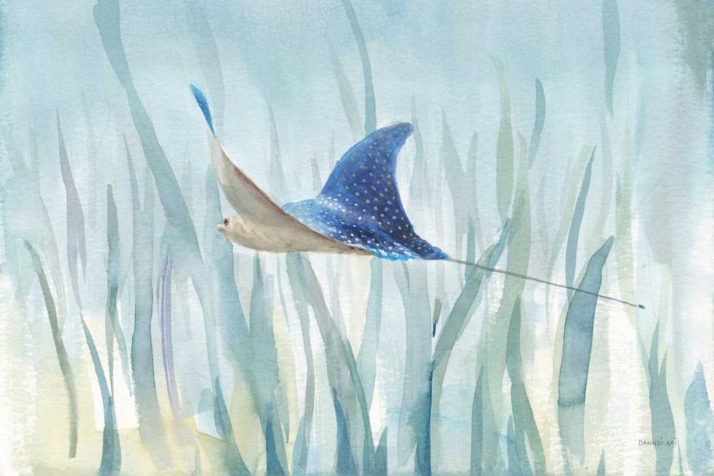 Undersea Ray art print by Danhui Nai for $57.95 CAD