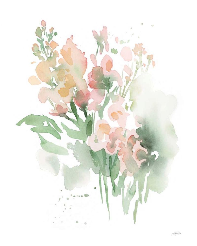 Vibrant Blooms I art print by Katrina Pete for $57.95 CAD