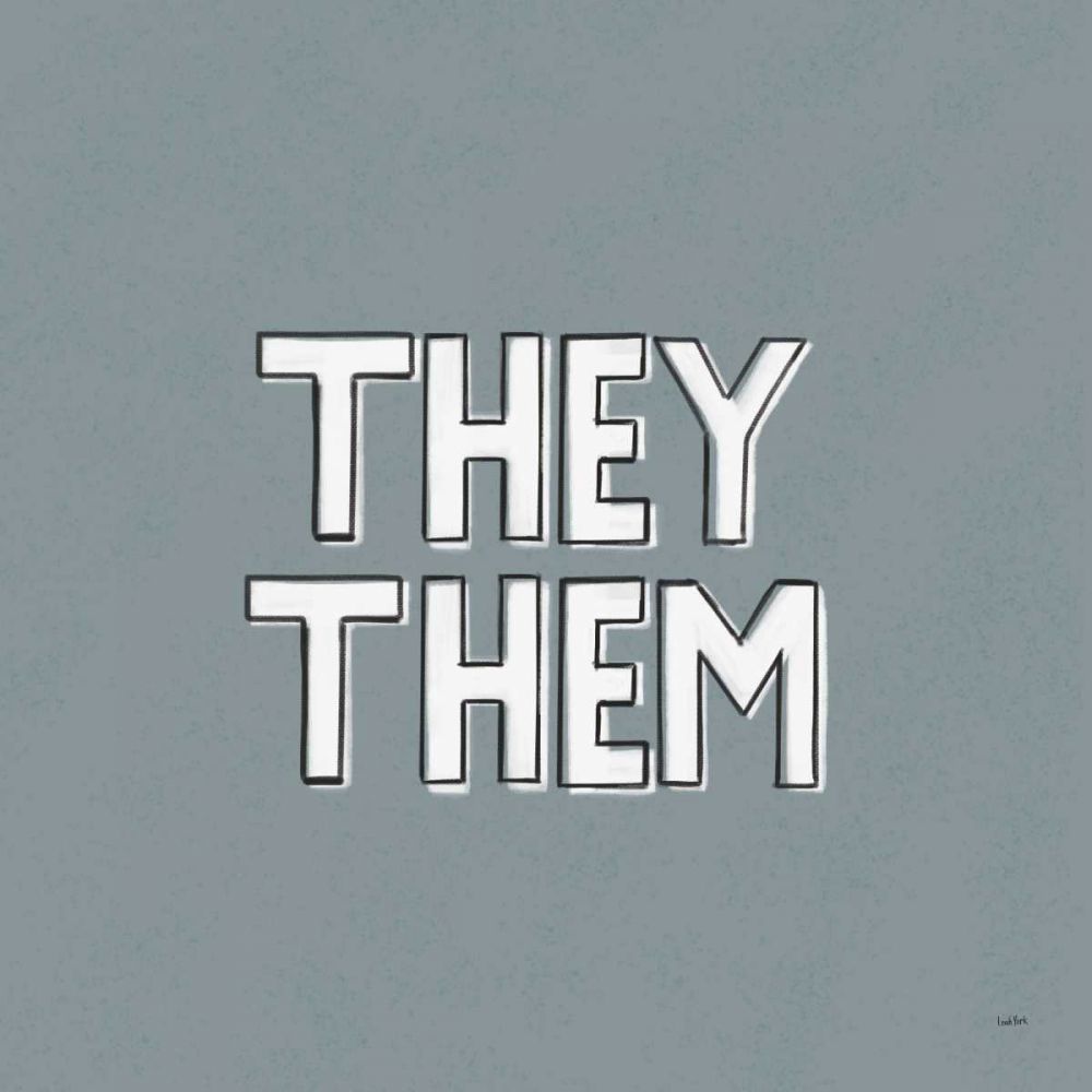 Pronoun III art print by Leah York for $57.95 CAD