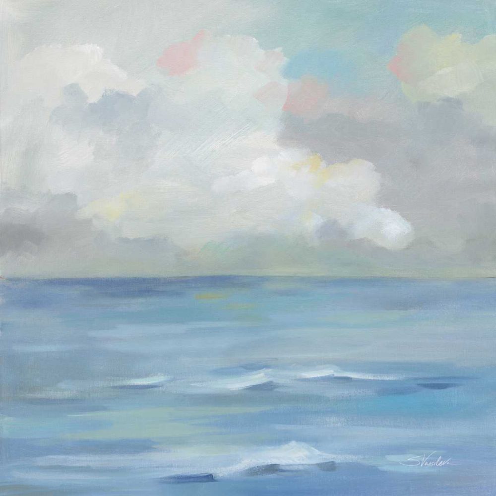 Morning Seaside Clouds art print by Silvia Vassileva for $57.95 CAD