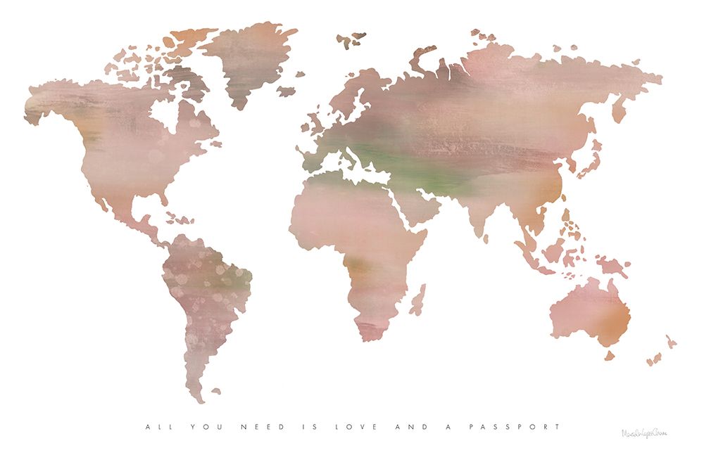 Passport to the World art print by Mercedes Lopez Charro for $57.95 CAD