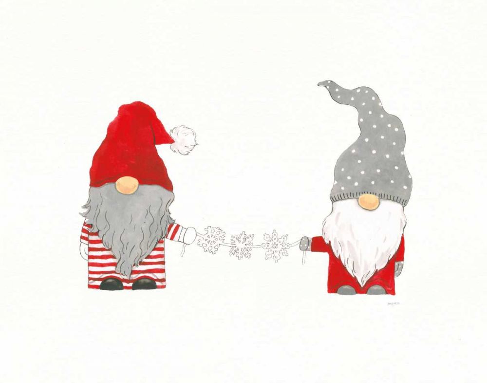 Winter Gnomes I art print by Jenaya Jackson for $57.95 CAD